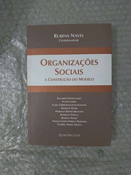 Organizações Sociais - Rubens Naves (Coord.)