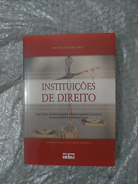 Instituições de direito - Bruno Albergaria