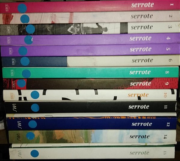 Lote revistas Serrote 13 volumes Coleção