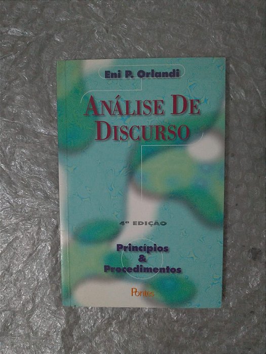 Análise de Discurso - Eni P. Orlandi