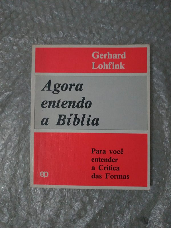 Agora Entendo a Bíblia - Gerhard Lohfink