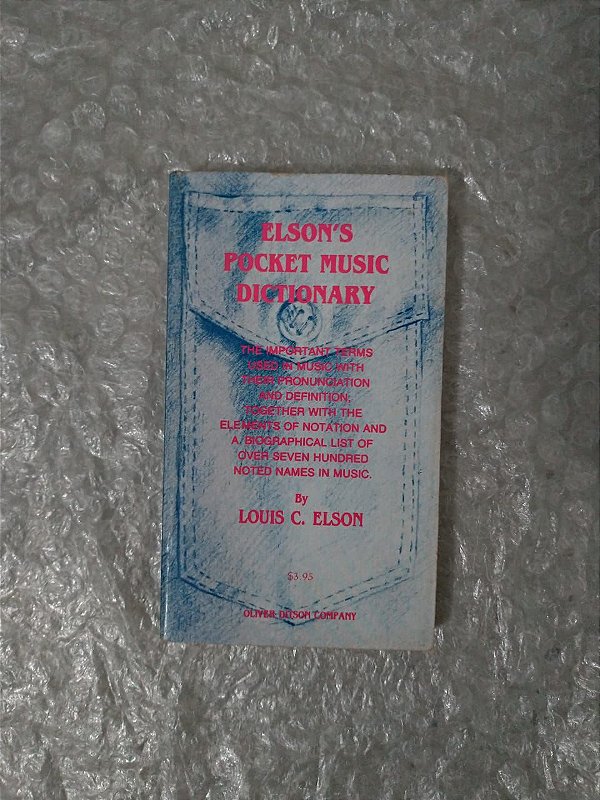 Elson's Pocket Music Dictionary - Luis C. Elson