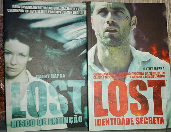 Lost 2 volumes: Identidade Secreta + Risco de Extinção - Cathy Hapka
