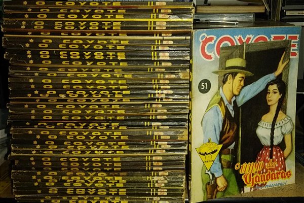 Lote Kit Livros O Coyote - J. Mallorque - 40 volumes raros antigos