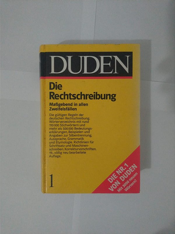 Dicionário Alemão: Die Rechtschreibung - Duden