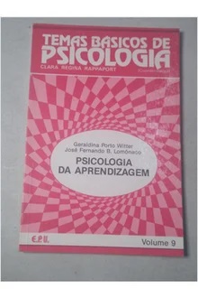 Coleção Psicologia da Aprendizagem - Geraldina Porto Witter e José Fernando B.  Lomônaco - Áreas de aplicação