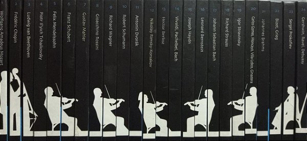 Coleção Royal Philharmonic Orchestra ompleta - 23 CD's Livretos