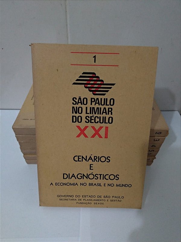 Coleção São Paulo No Limiar do Século XXI - C/8 Volumes