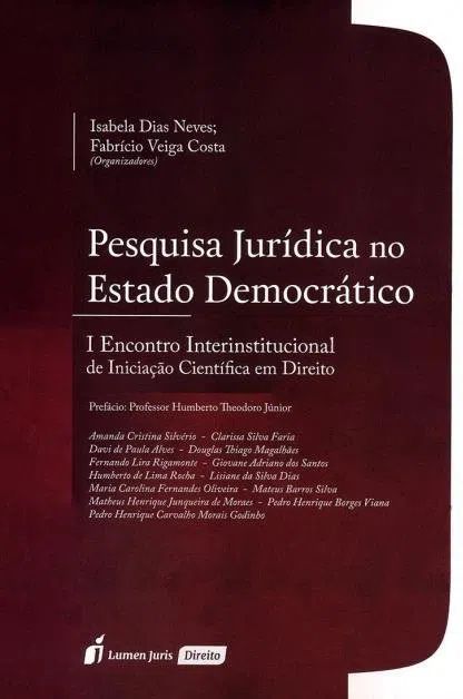 Pesquisa jurídica no Estado Democrático - Isabela Dias Neves