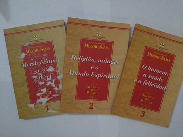 Coletânea Alicerce do Paraíso - Ensinamentos de Meishu-Sama C/3 Volumes