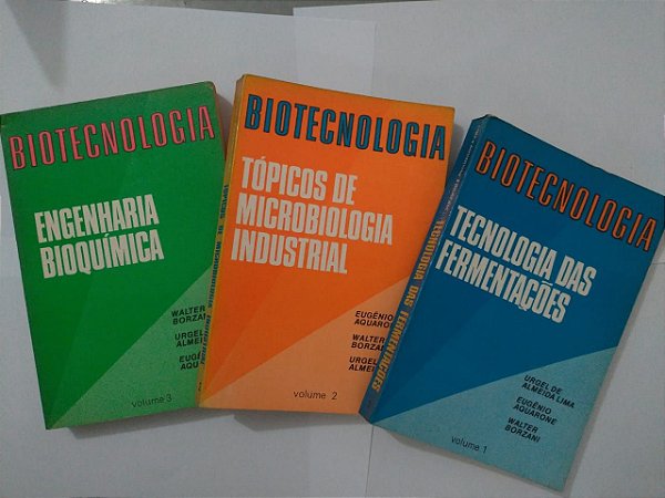 Coleção Biotecnologia - Urgel de Almeida Lima C/3 volumes