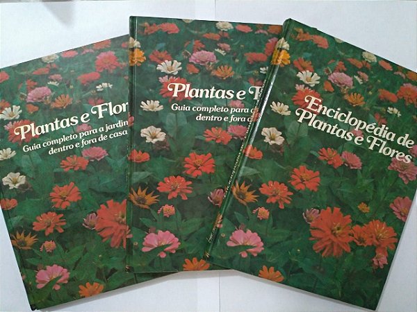 Coleção Plantas e Flores C/3 Volumes