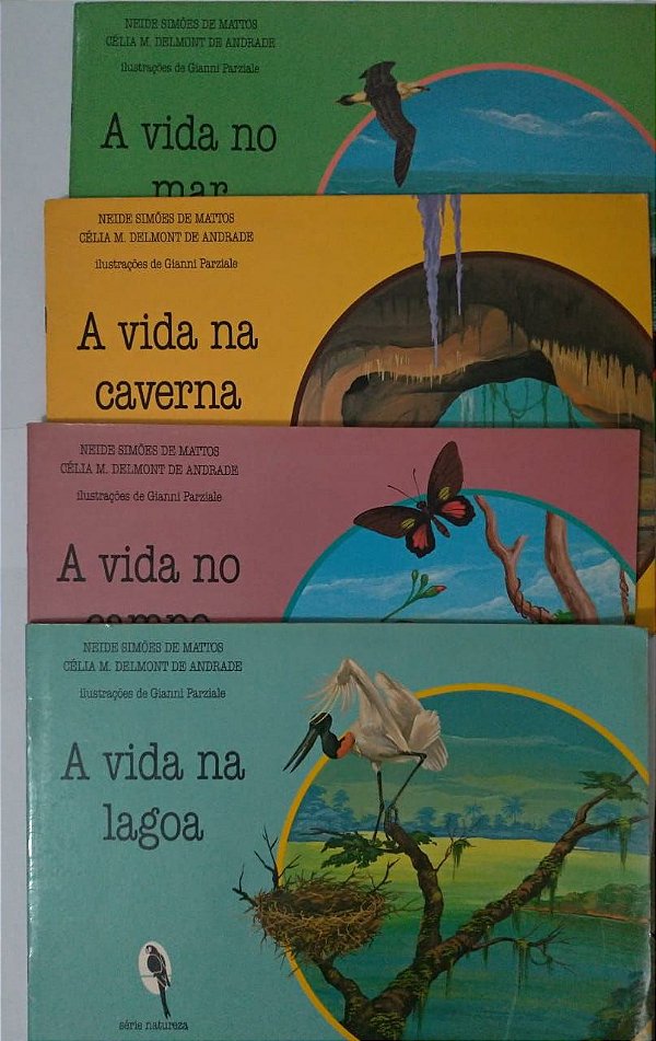 Série Natureza C/ 4 Livros - Neide Simões de Matos e Célia M. Delmont de Andrade