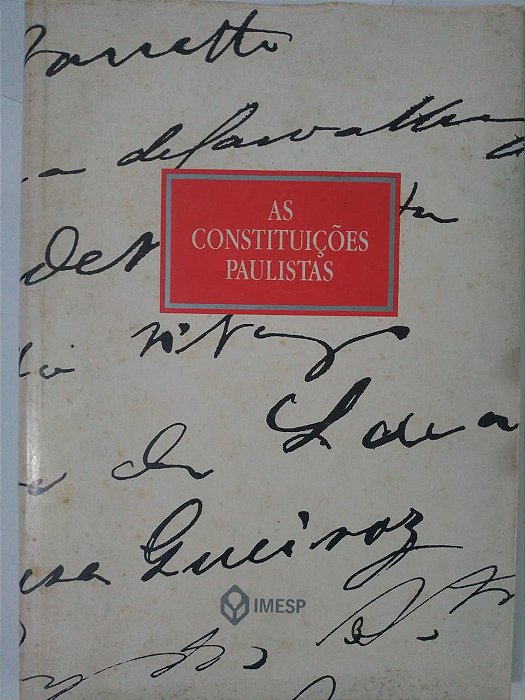 As Constituições Paulistas