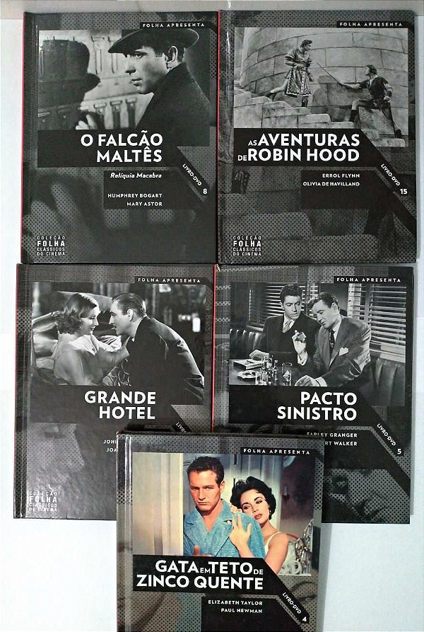 Coleção Folha Clássicos do Cinema - C/5 volumes