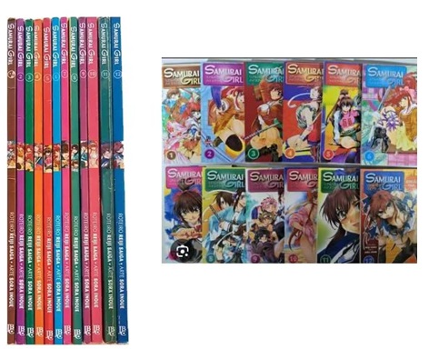 Coleção Samurai Girl - 1 ao 12 Completo - Mangás