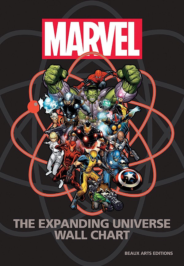 Marvel The Expanding Universe Wall Chart - Livro Gigante (mural) - Importado