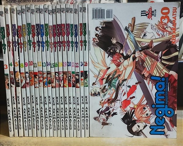 Coleção Negima! - Magister Negi Magi Kit 20 Volumes Mangás