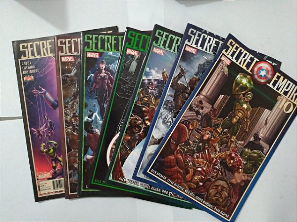 Coleção Secret Empire - C/7 volumes (Leitura em Inglês)