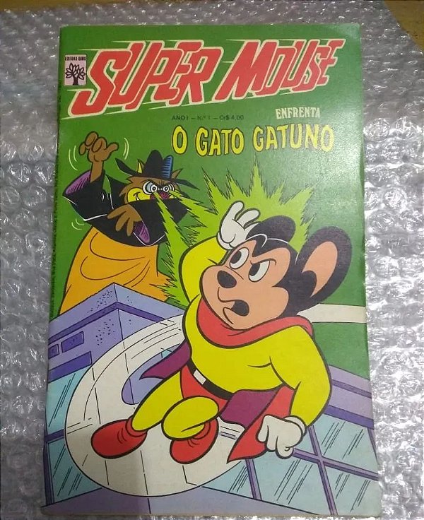 HQ Super Mouse Número 1 - Enfrenta o Gato Gatuno - Ed. Abril