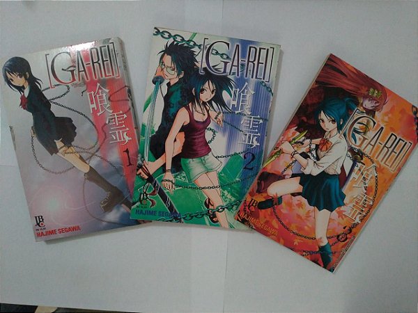 Coleção Ga-Rei Hajime Segawa C/3 volumes