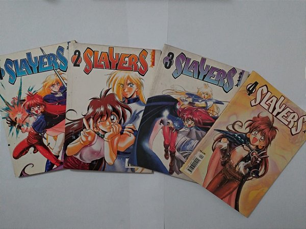 Coleção Slayers - Shoko Yoshinaka e Hajime Kanzara C/4 volumes