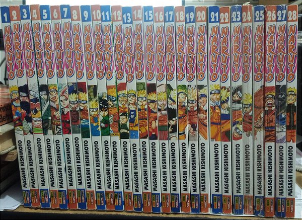 Naruto Volume Coleção 1 ao 28 - Masashi Kishimoto - Mangás