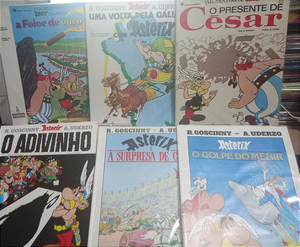 Coleção Uma Aventura de Asterix o Gaulês - C/ 12 Volumes