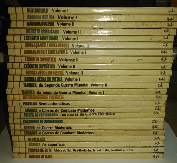 Coleção Guias de Armas de Guerra - Nova Cultural - 24 volumes