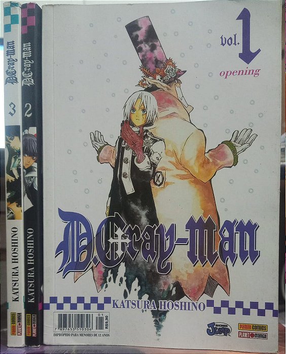 Kit D.Gray-Man - Katsura Hoshino 1, 2 e 3 Mangás