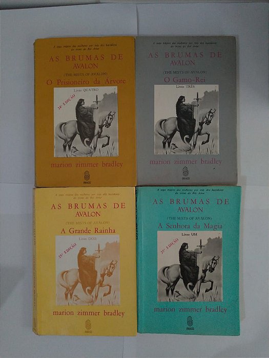 Coleção As Brumas de Avalon - Marion ZImmer Bradley C/4 Volumes