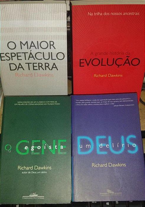 Coleção Richard Dawkins - 4 volumes Kit