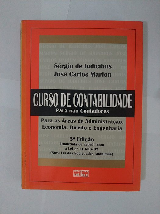 Curso de Contabilidade Para Não Contadores - Sérgio de Iudícibus e José Carlos Marion