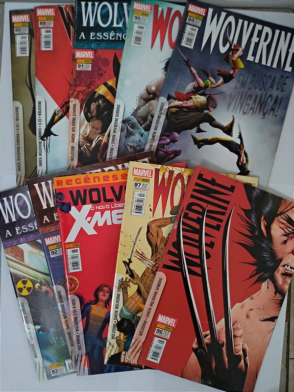 Coleção Hq Wolverine - Marvel C/10 Volume