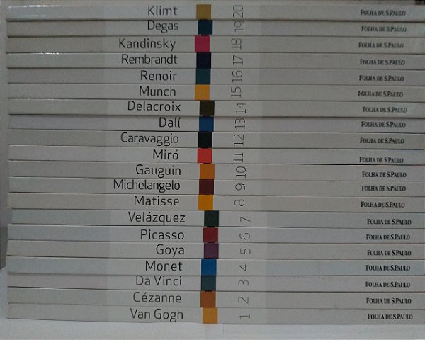 Coleção Folha Grandes Mestres da Pintura - Completa do 1 ao 20