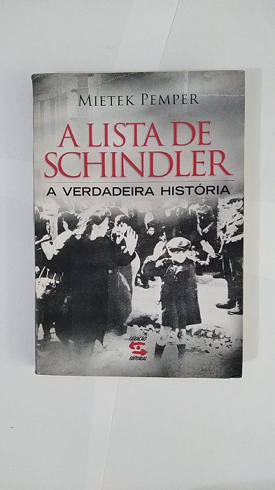 A Lista de Schindler - Mietek Pemper (capa rasgada)