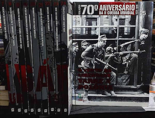 Kit Coleção 70º Aniversário da II Guerra Mundial - 10 Volumes - Ed. Abril - Incompleta