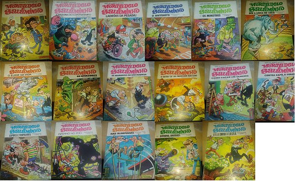 Coleção Mortadelo e Salaminho Cedibra - 17 volumes