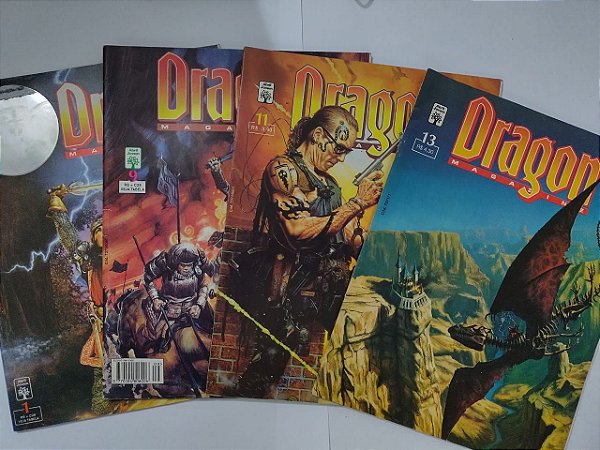 Coleção Dragon Magazine - C/4 volumes