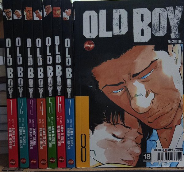 Coleção Old Boy - Garon Tsuchiya - Completa 1 ao 8 (marcas)