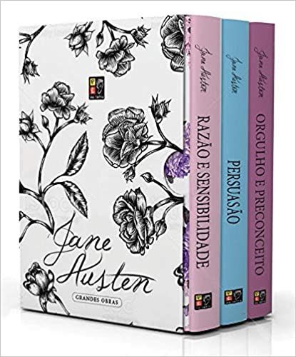 Box Coleção Jane Austen - Grandes Obras 3 volumes: Razão e Sensibilidade, Orgulho e Preconceito e Persuasão - Novo Lacrado