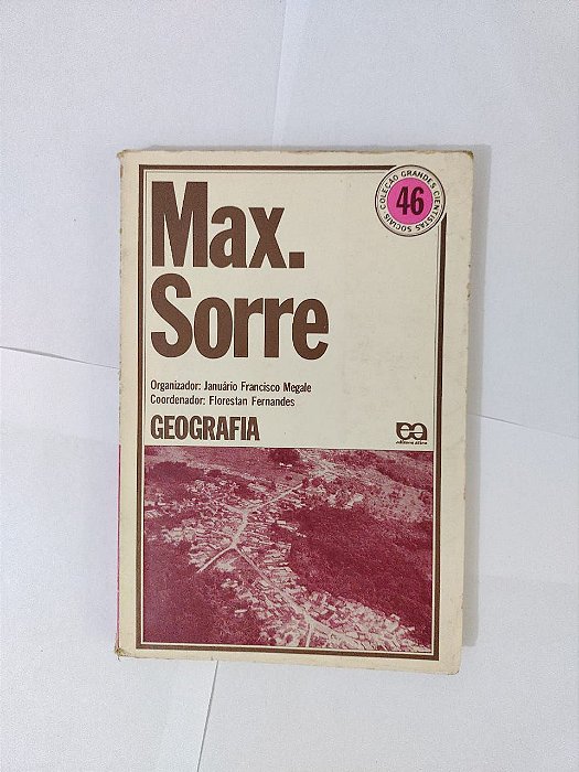 Max.Sorre - Januário Francisco Megale (org.)