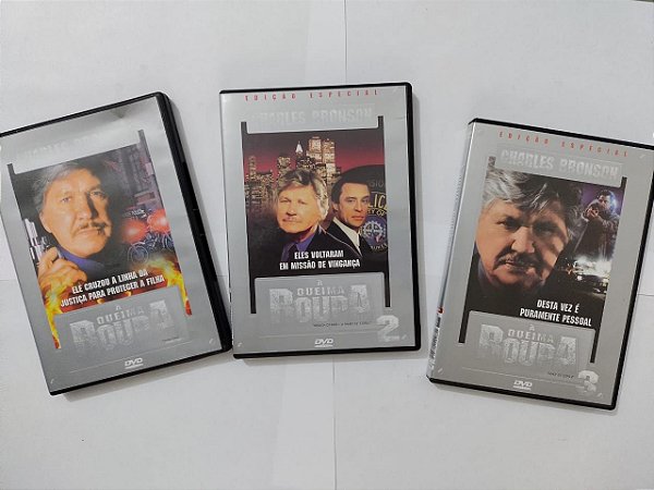 Coleção DVD's À Queima Roupa - Charles Bronson C/3 volumes