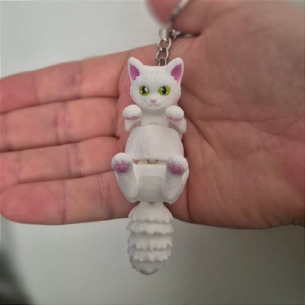 Chaveiro de Gato, Chaveiro de gatinho, Gato articulado
