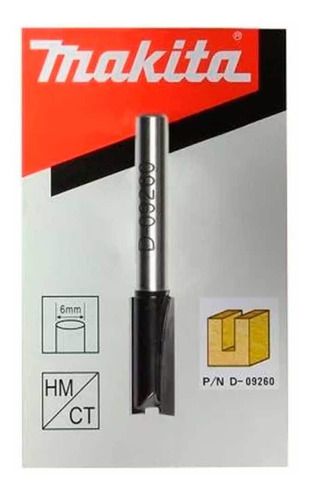 Fresa Paralela Dupla Haste Encaixe 6mm - D-09260 - Makita