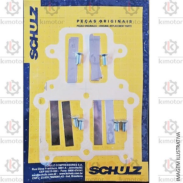 Reparo da Placa da Válvula p/ CSL 30/40BR - 830.1075-0 - Schulz