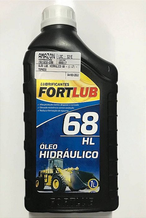 OLEO LUB. HIDRAULICO 68 - (1 LT) - TOPAZIO
