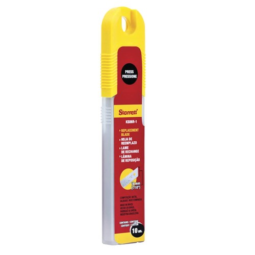 LÂMINA PARA ESTILETE (JG) 10 PEÇAS 18MM - KS06R-1 - STARRET