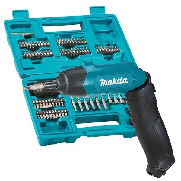 Parafusadeira a Bateria 3.6v 110/220v (kit 81 peças) Com Maleta - DF001DW