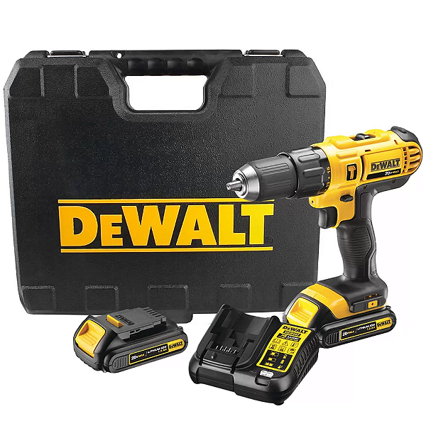Parafusadeira/Furadeira 1/2" 127V/220V 2 Baterias 2VVR MAX - DCD776C2-BR - DEWALT